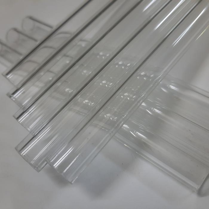 Pipa Kaca Tabung Boiler 12mm / Pipa Kaca Tubing OD 12mm x panjang 9,1cm
