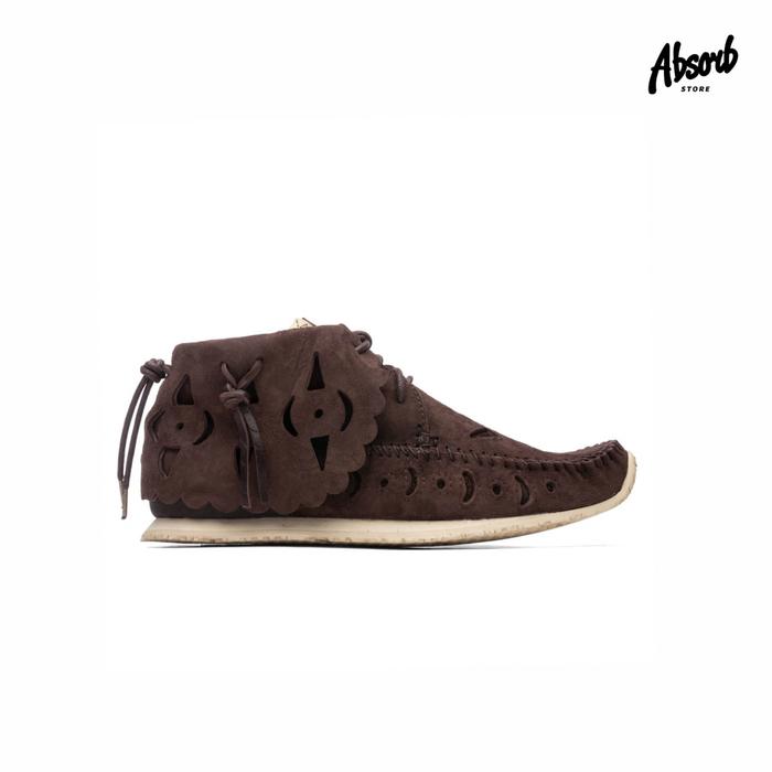Visvim FBT Bearfoot Perf-Folk (Dark Brown)