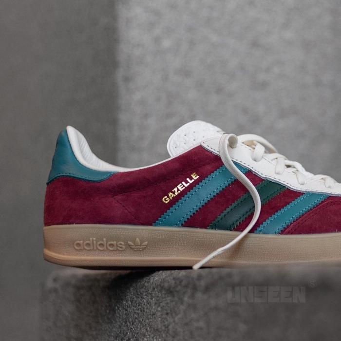 Gazelle Indoor - Burgundy / Arctic / Green (Gucci Colorway)