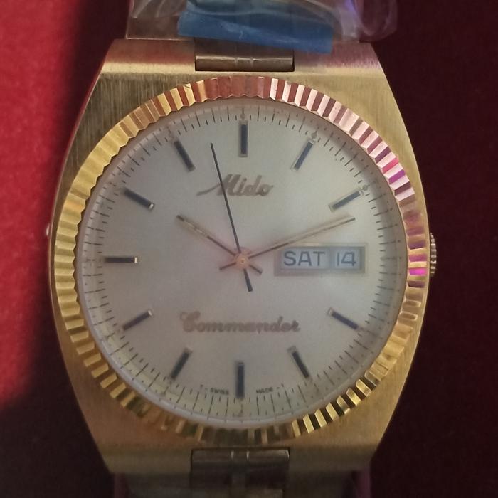 Jam tangan pria original Mido Commander