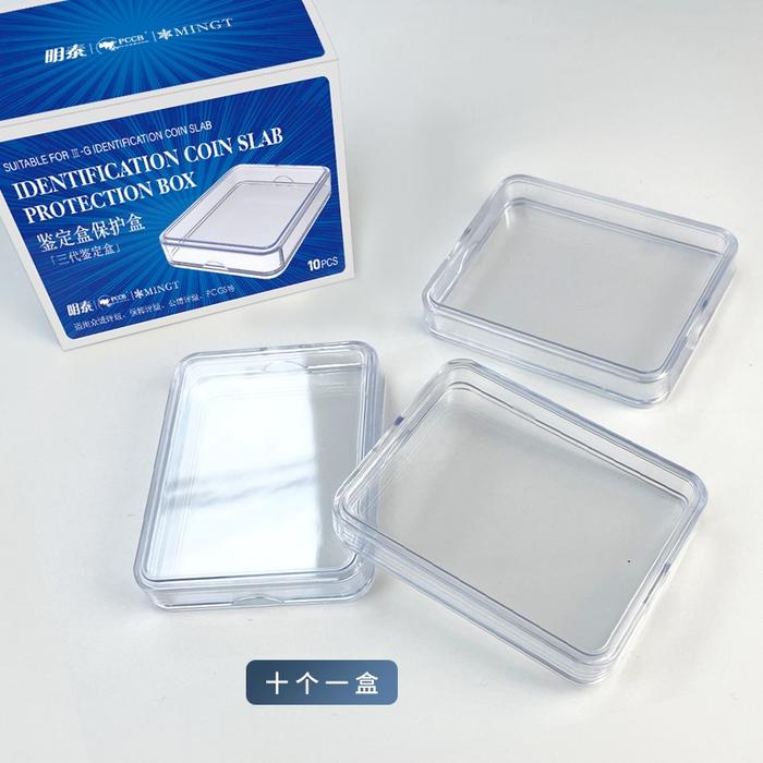 Box kotak penyimpanan logam mulia. tempat koin akrilik. pccb slab NGC  PCGS
