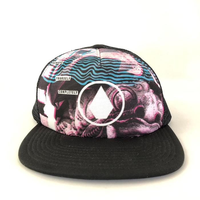 Topi Volcom Togog Black Trucker Original