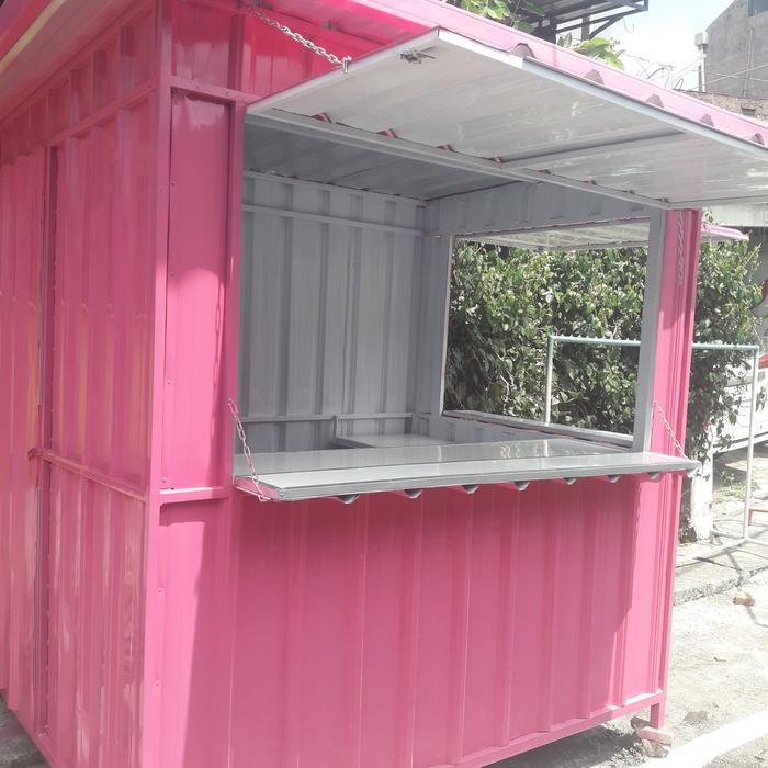 booth semi kontainer murah kekinian