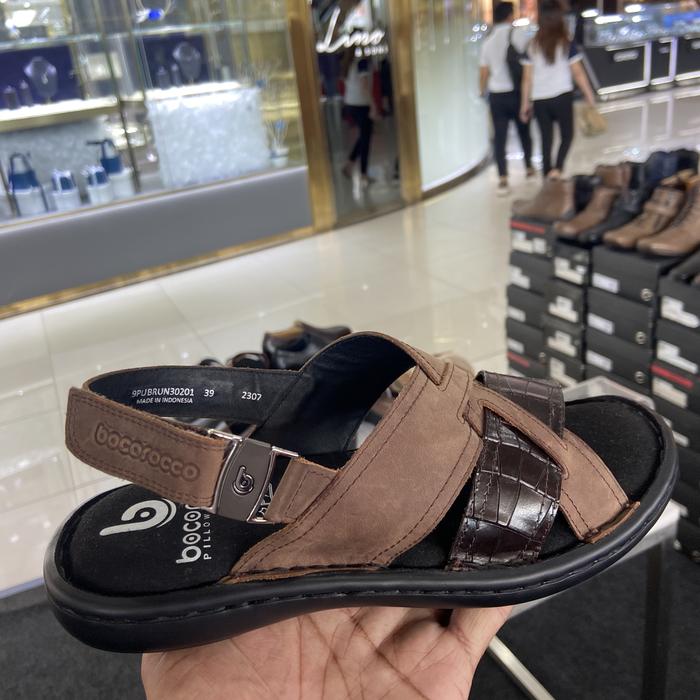 Sandal Bocorocco orginal Sandal kulit pria sandal kesehatan