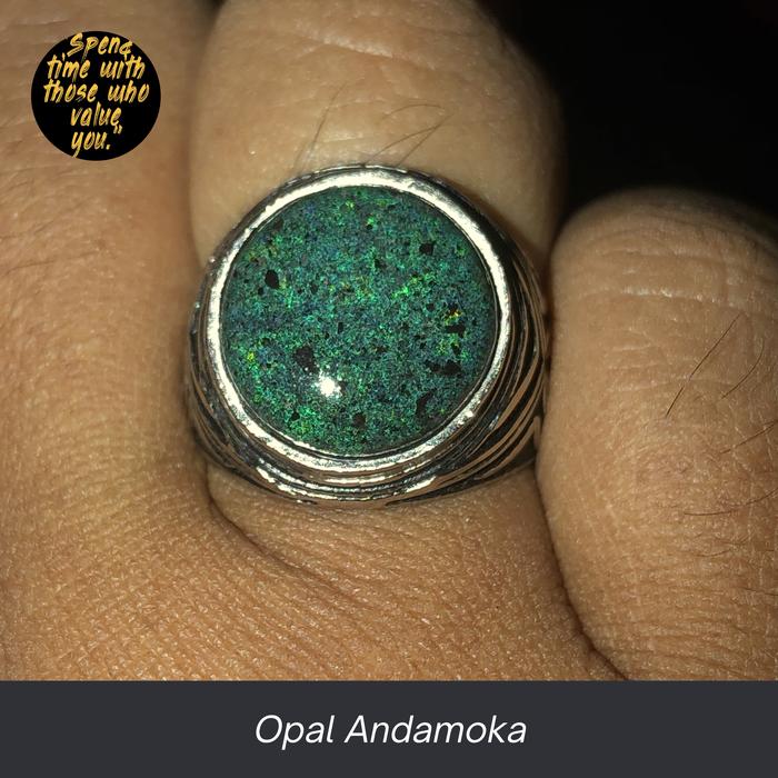 Cincin opal Andamoka ausie