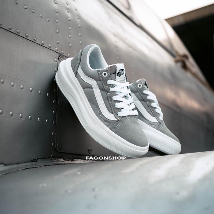 VANS OLDSKOOL OVERT COMFYCUSH DRIZZLE GREY ORIGINAL 100% - BNIB