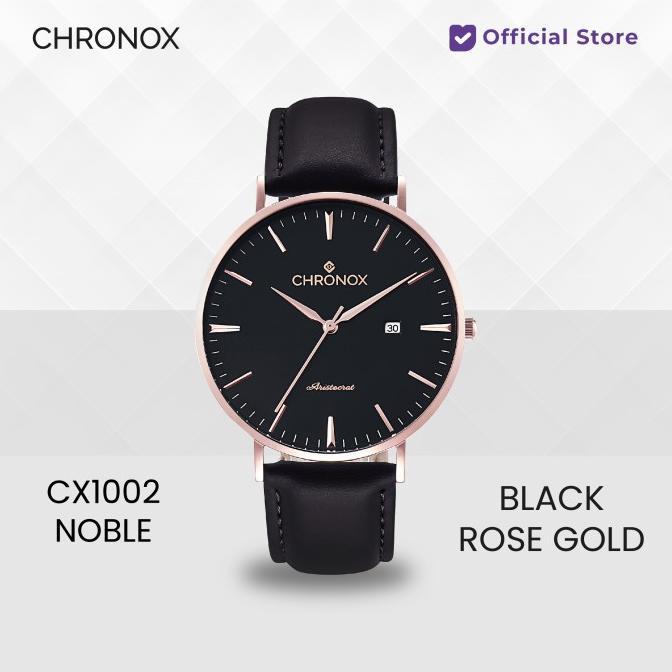 Ter gokil CHRONOX Jam Tangan Pria Kulit Analog - CX1002 NOBLE Terpercaya