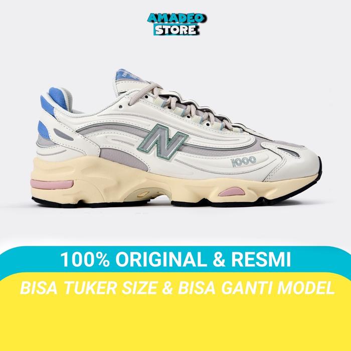 Sepatu nb M1000 balance M1000 WA Angora Moonrock / sneakers unisex