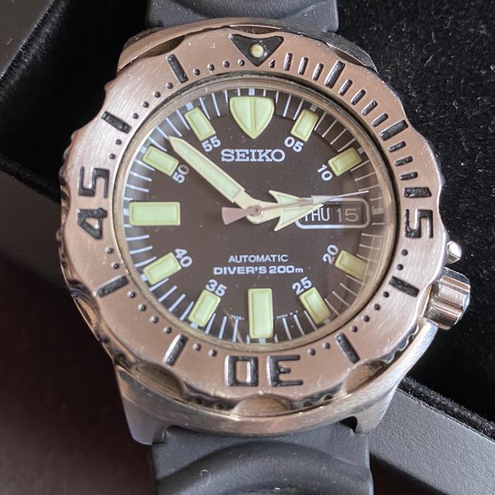 Seiko Monster Gen 1 Japan SKX779 SKX779K SKX779K1 Seiko Black Monster