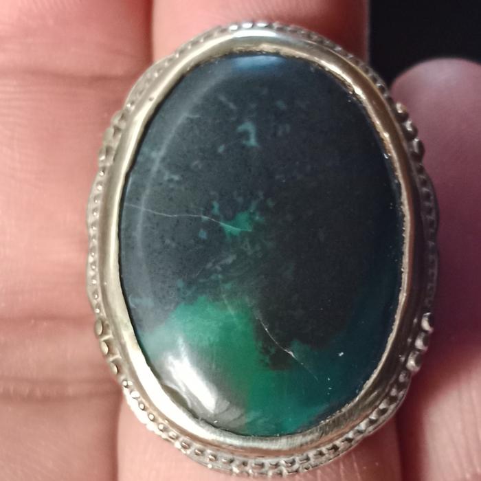Koleksi akik Permata natural, Bacan majiko tanah hitam top.
