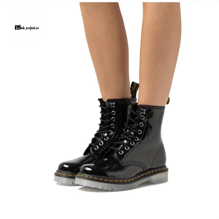 Dr Martens 1460 Iced Black Patent Lamper