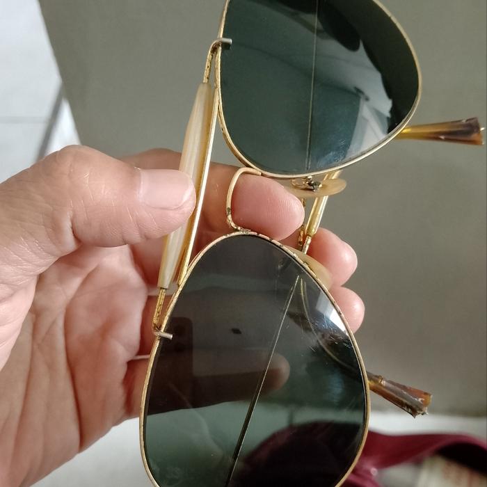 Kacamata Ray-Ban BL frame gold vintage