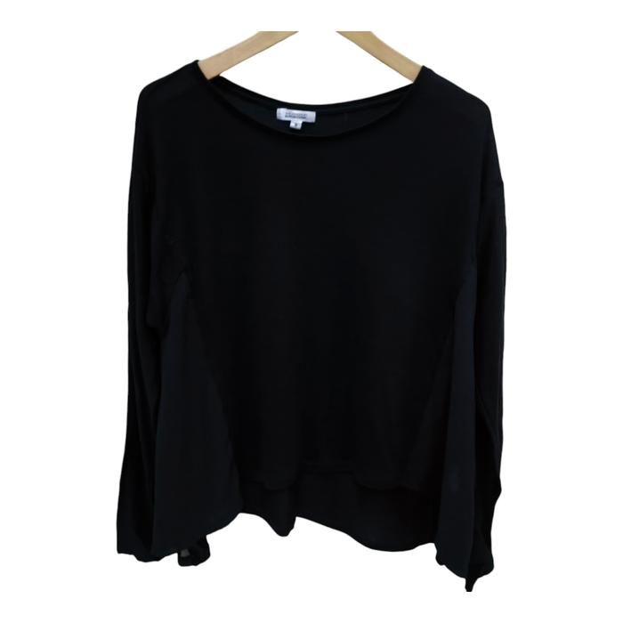Alpha cubic A line blouse black M