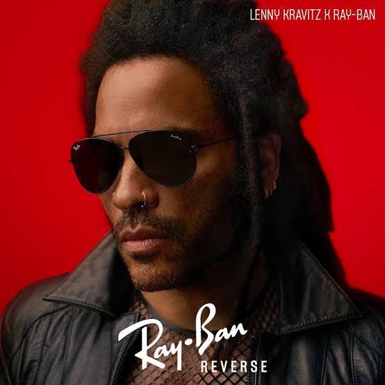 Kacamata Rayban Original Sunglass / Sunglasses Aviator Reverse Lenny Kravitz Capsule Collection RBR 