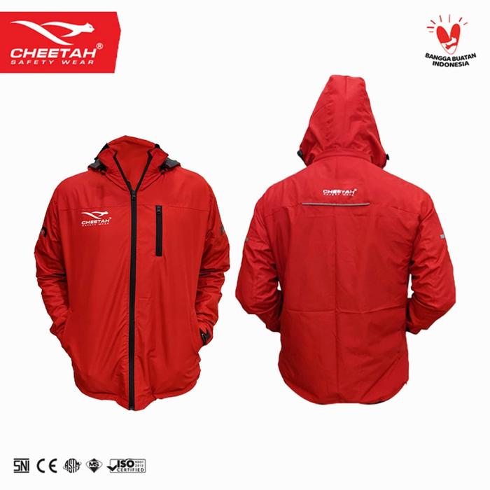 Cheetah Safety Wear Jaket Harian Kekinian Kualitas Terbaik Parasut Resleting