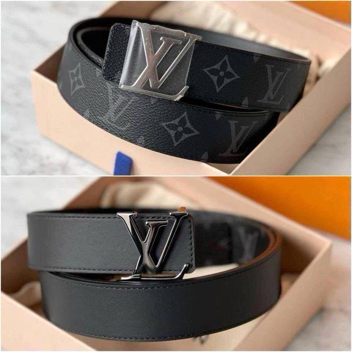 Louis Vuitton Louis Vuitton LV Belt Men 3.5cm Reversible Monogram Eclipse