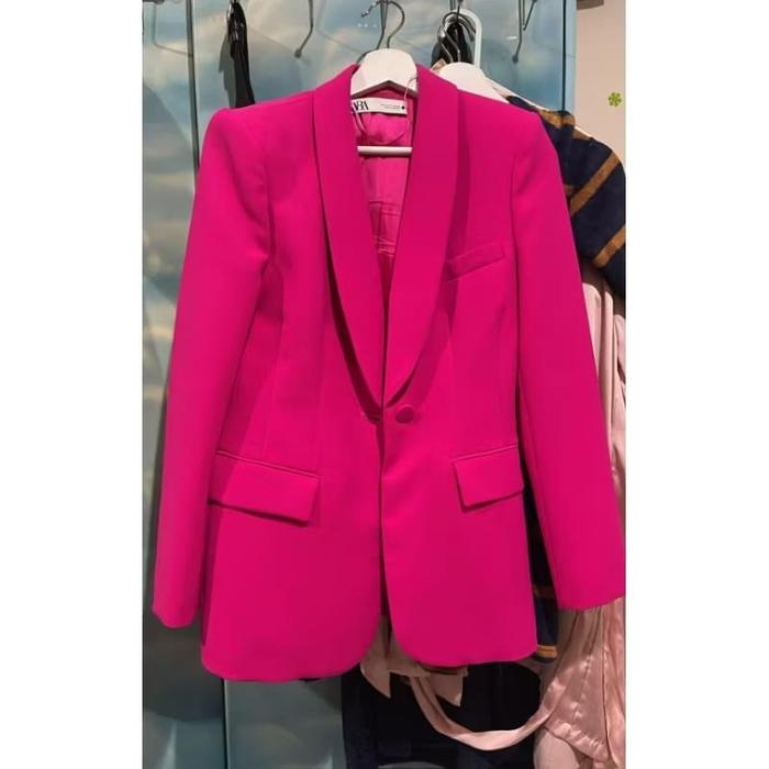 Zara Blazer Fushia Preloved