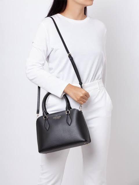 Kate spade darcy small satchel black
