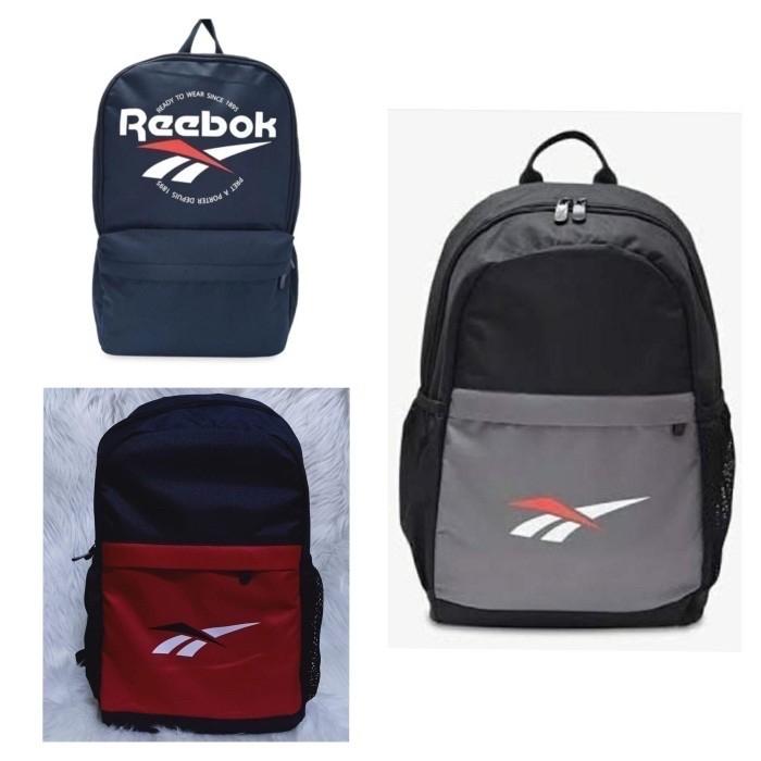 tas anak sekolah kantor model backpack ransel Reebok original
