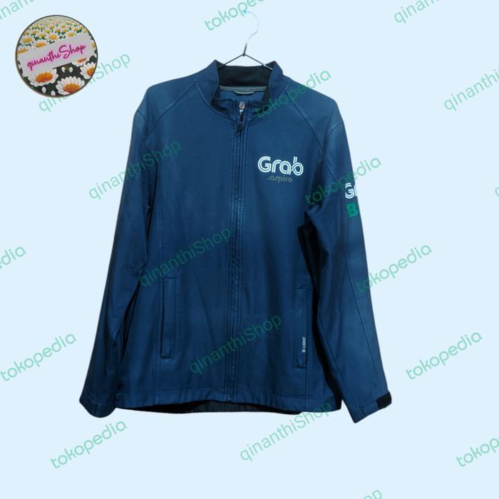 Jaket Ojol Custom _ warna navy (preloved)