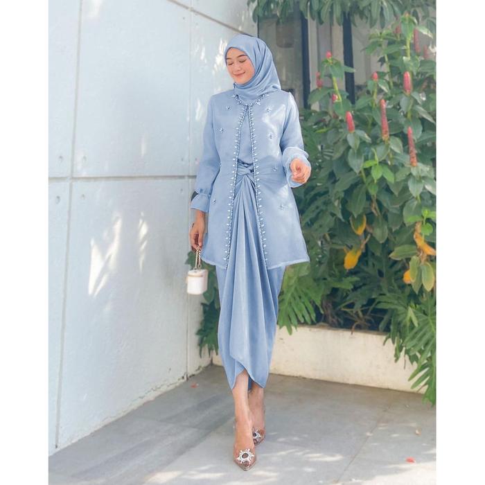 One Set Jemma Setelan Rok Lilit One Set Rok Lilit Outer