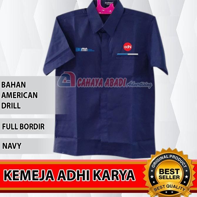 Kemeja Bumn Adhi Karya Seragam Bumn Adhi Karya Navy
