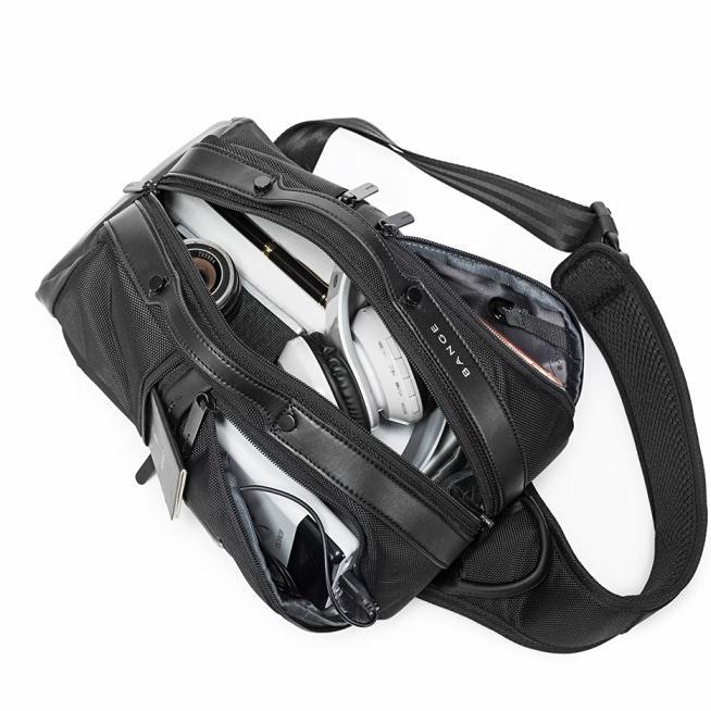 New Arrival BANGE Tas Selempang Pria Tas Pria Sling Bag Pria BG77177 All Ready Murah Terbaik