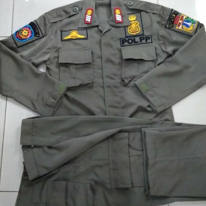 Seragam Pdl Pol Pp Bahan Luster