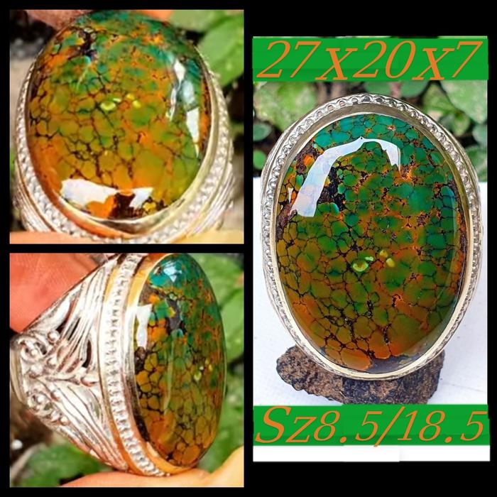 Pirus Hubei Coklat Muda Xinjiang Cincin Batu Tibet