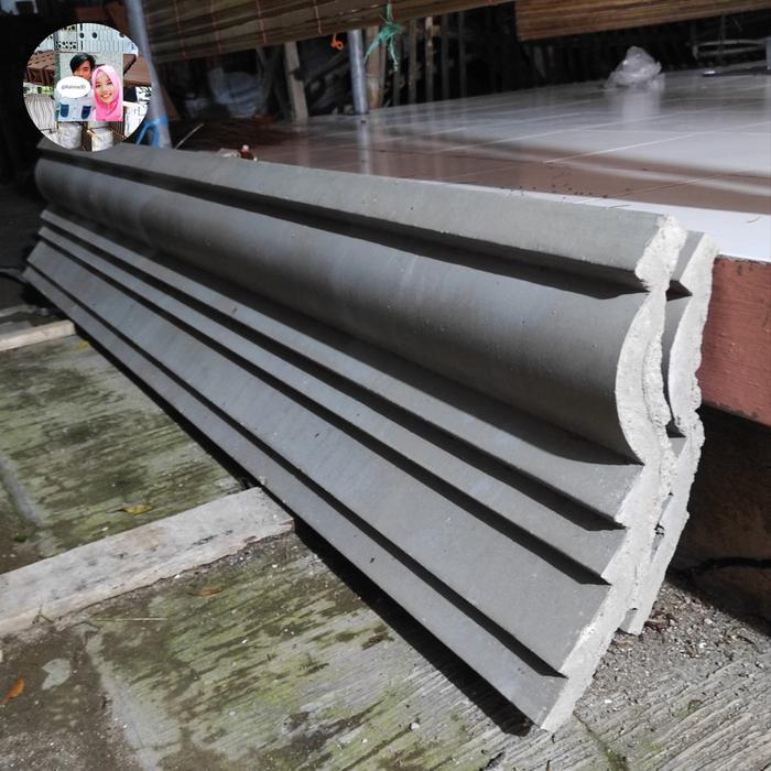 Lis beton profil lispang dak untuk dak rumah atau dak talang rumah