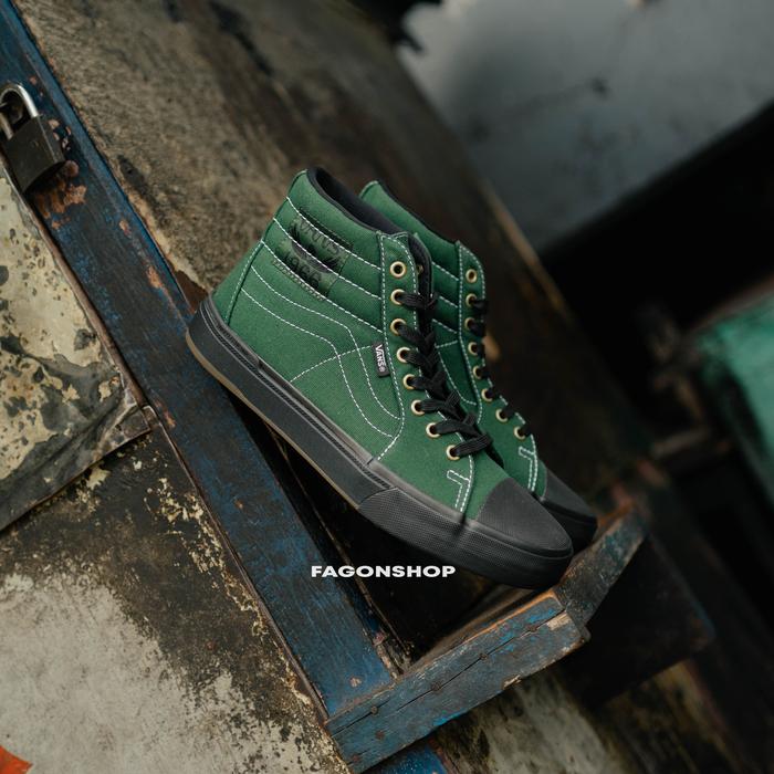 VANS SK8-HI 238 PRO BMX X DAKOTA ROCHE GREEN ORIGINAL 100% - BNIB