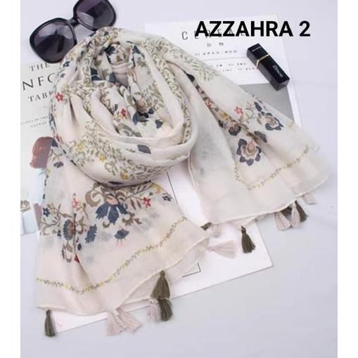 New Stock !!! Hijab Pashmina Kerudung Jilbab Model Azzahra