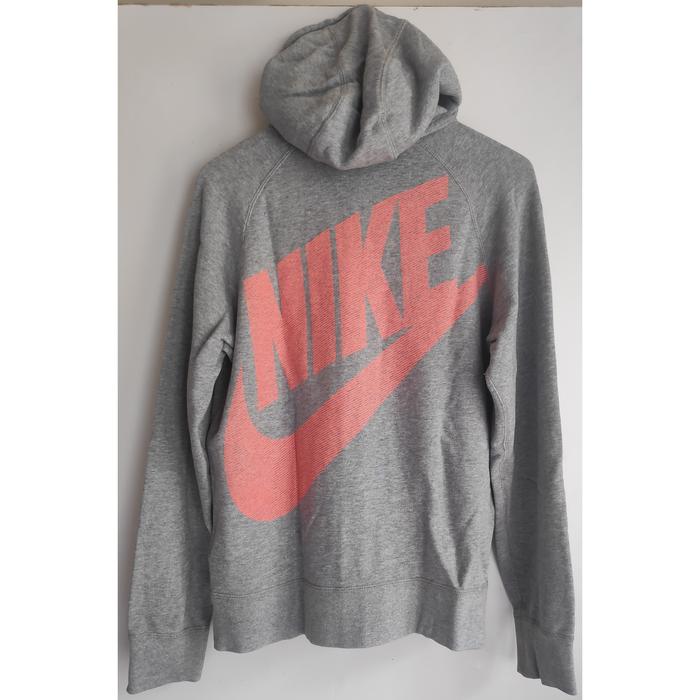 NIKE Hoodie Full Zipper Big Swosh Jaket Hodie Hudi