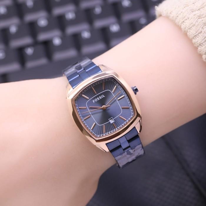 Jam Tangan Wanita Fossil Rantai Kotak Terlaris