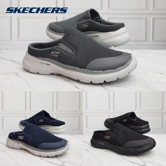 Sepatu Sandal Skechers Gowalk 6 Mule Pria / Sepatu Sandal Pria Terlaris