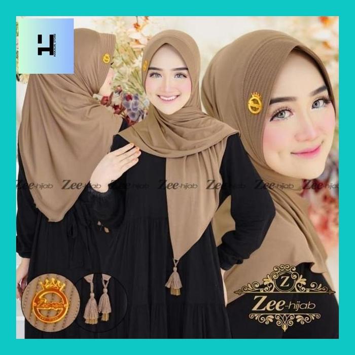 Haikalin_* SEGITIGA PET TASSEL / JILBAB INSTAN / JILBAB SEGITIGA / JILBAB JERSEY / SEGITIGA INSTAN J