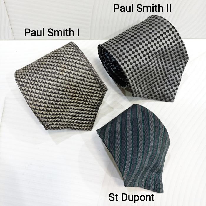 Dasi Paul Smith London & St Dupont Paris Tie