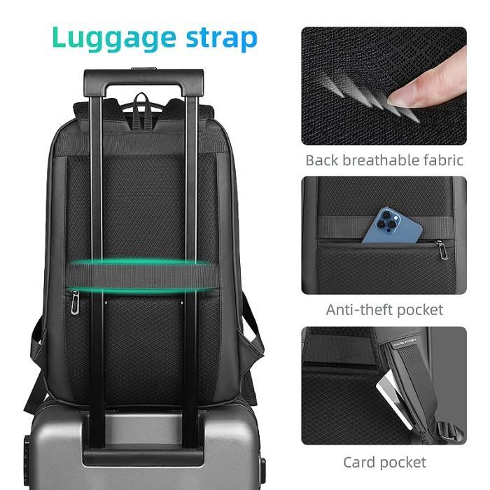 Tas Mark Ryden Mr9222 Bag Backpack Pria Ransel Laptop 15.6" Inch Usb Terlaris