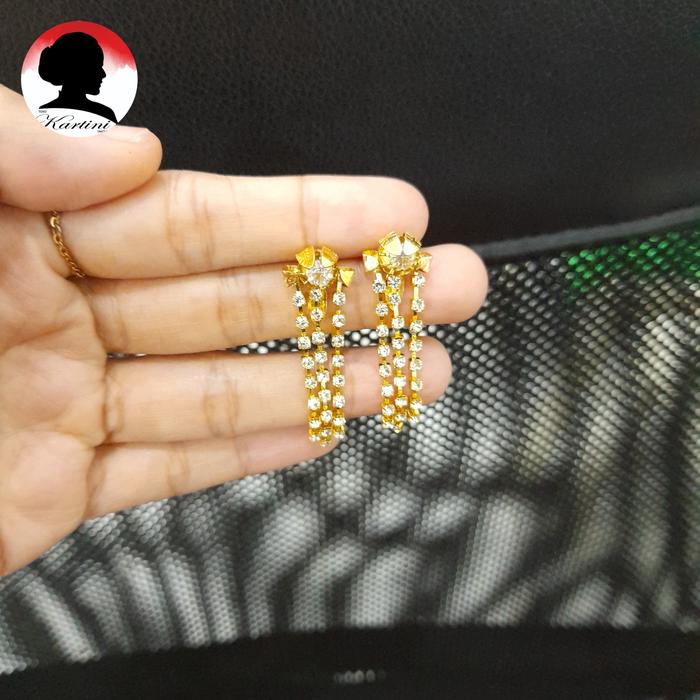 AKSESORIS NONE ENCIM BETAWI ANTING GELANG KALUNG PENITI 3 SUSUN
