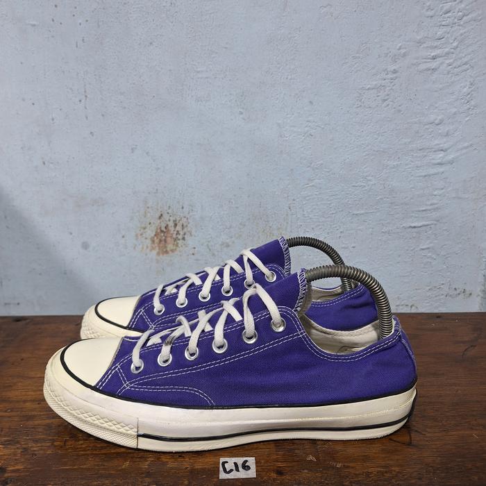 Sepatu second original Converse 70s low purple size 41,5