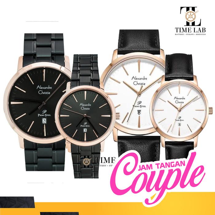 JAM TANGAN ALEXANDRE CHRISTIE COUPLE AC 1028MD / AC 1028LD ORIGINAL