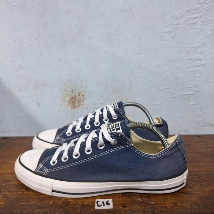 Sepatu second original Converse CT basic low navy size 41,5