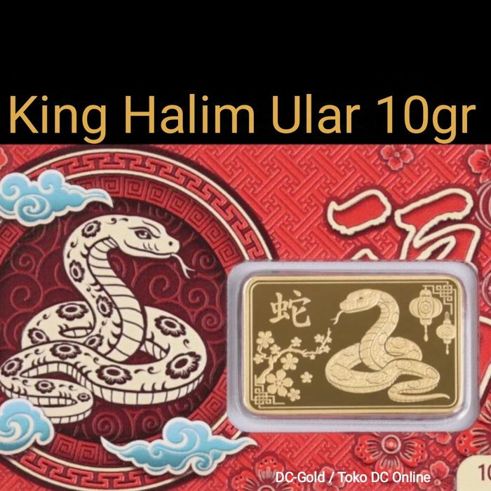 Logam Mulia King Halim Year of The Snake Imlek Shio Ular