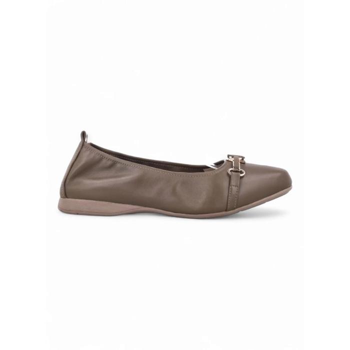 D. TUSCANY 20 TAUPE BOCOROCCO SEPATU FLAT WANITA