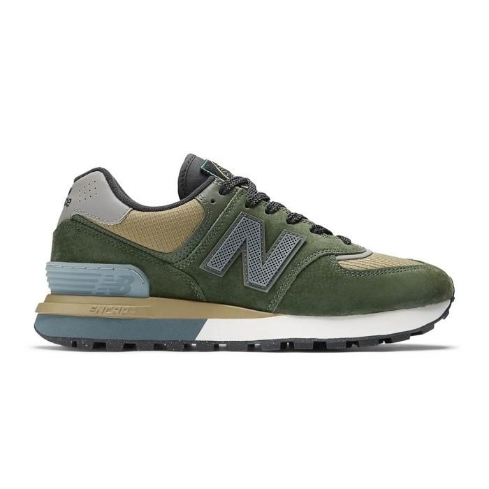 New Balance 574 NB S'tone Island Dark Green/Sneakers pria