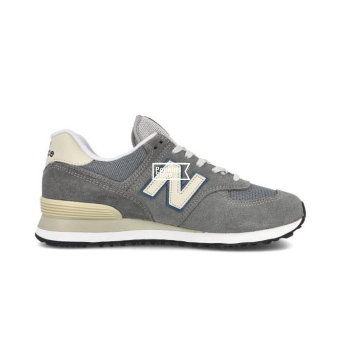 New Balance 574 Grey Blue White Mens Sneakers Original