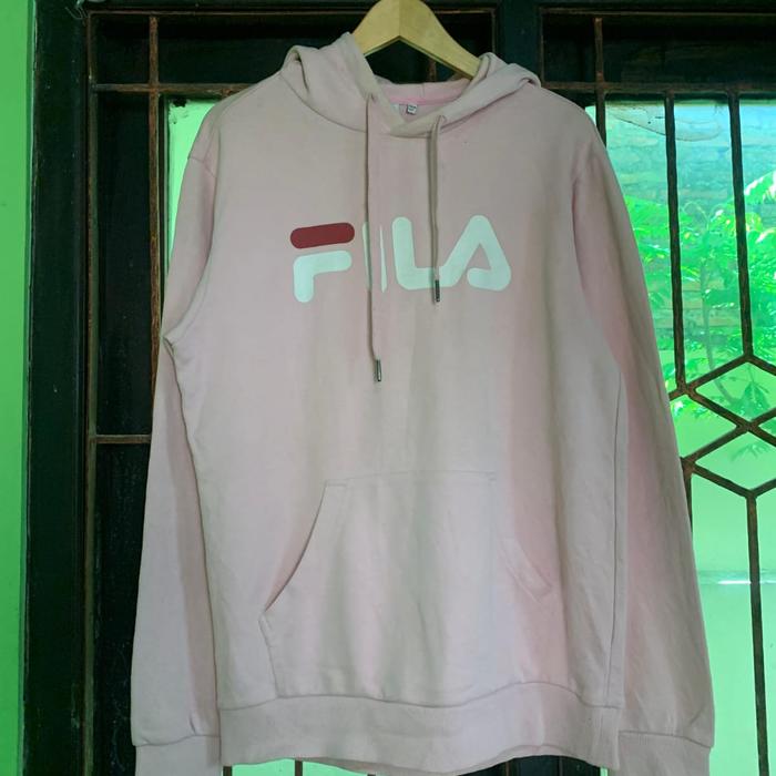 HOODIE FILA SECOND WARNA PINK