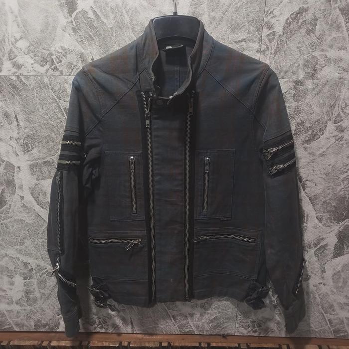 jaket punk pria kanvas BOUNTY HUNTER sz M tebal berat casual