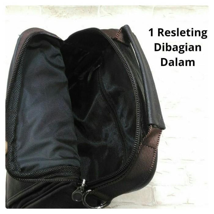Tas Selempang Pria, Kulit Asli, Merk Jeep Terlaris