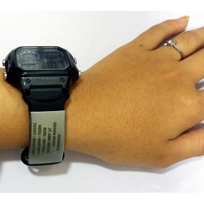 Jam Identitas-Jam Data Kecemasan-Plat Data Identitas Di Jam Tangan-Id